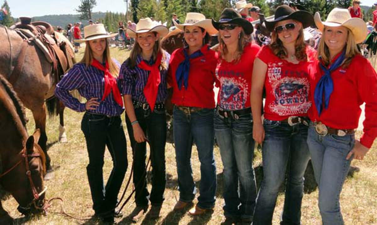 Rich Ranch Cowgirls Celebrating the Fourth of July